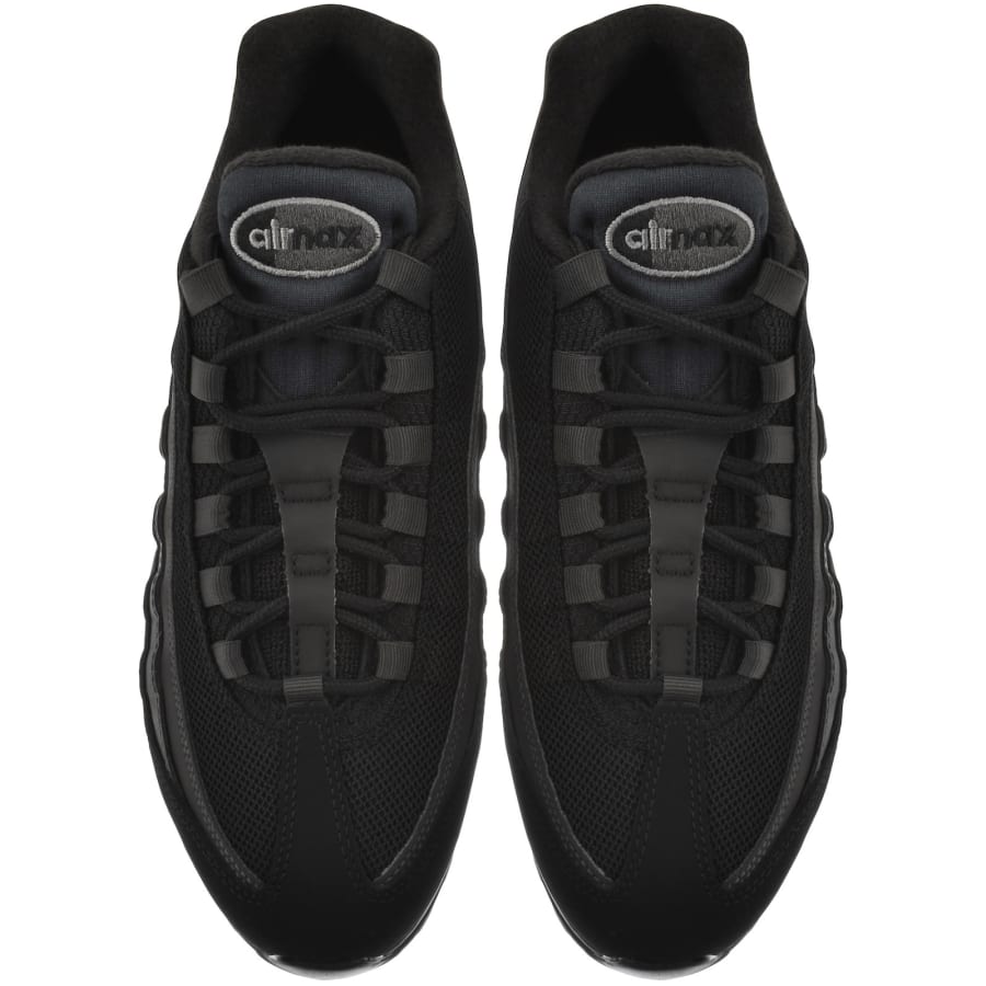 Nike black mesh trainers online